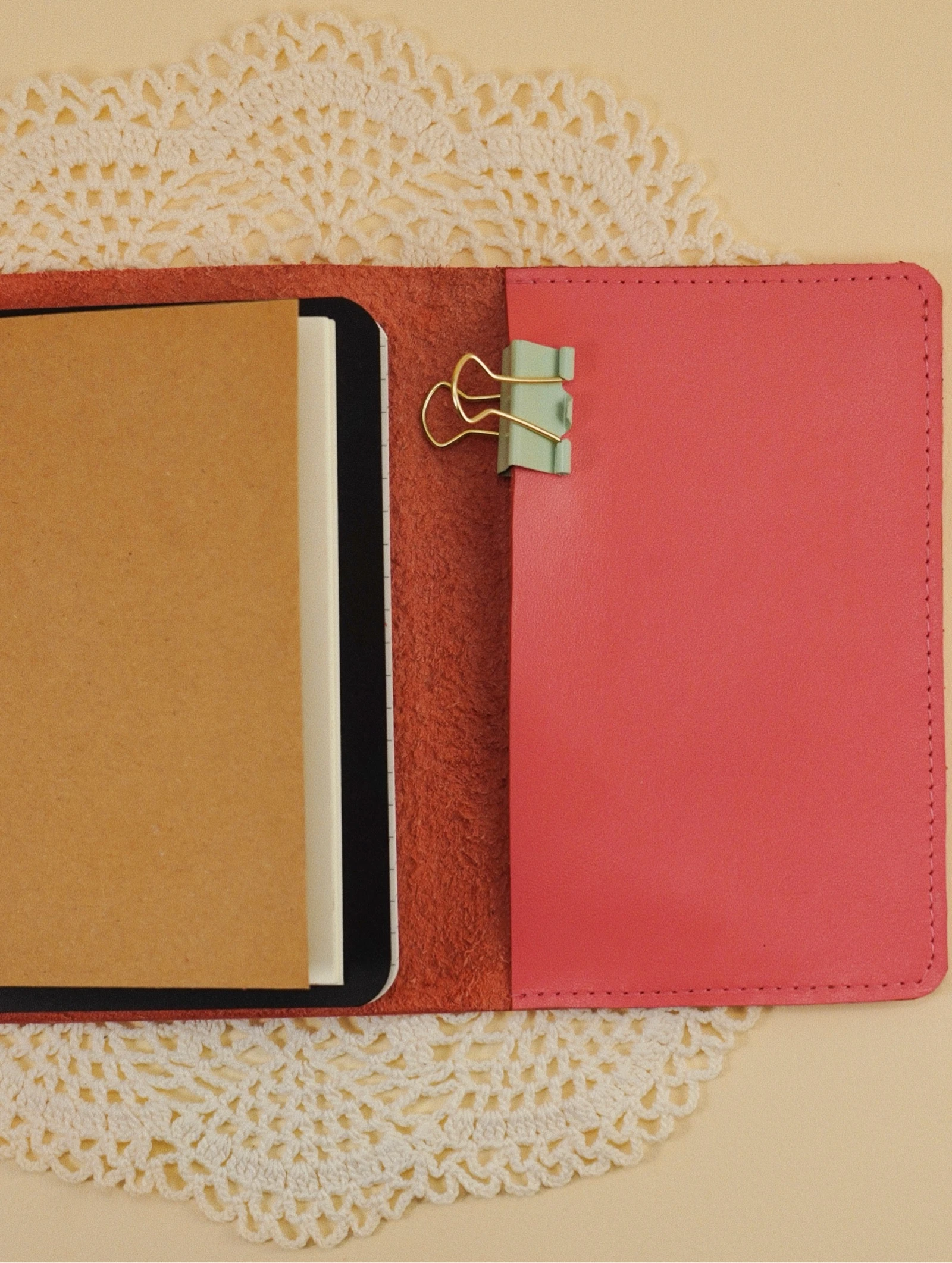A6 leather notebook – photo 2